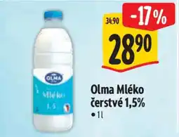 Albert Olma MLÉKO ČERSTVÉ 1,5 % nabídka