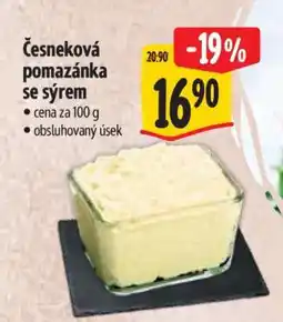 Albert Česneková pomazánka se sýrem nabídka