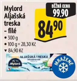 Albert Mylord Aljašská treska - filé nabídka