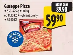 Albert Guseppe Pizza nabídka