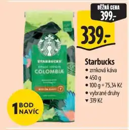 Albert Starbucks Zrnková káva nabídka