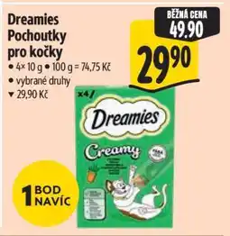 Albert Dreamies pochoutky pro kočky nabídka