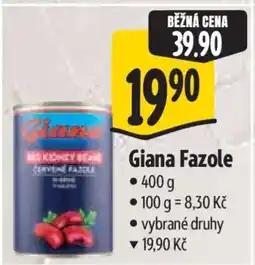 Albert Giana fazole nabídka