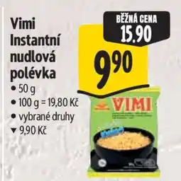 Albert Vimi Instantní nudlová polévka nabídka