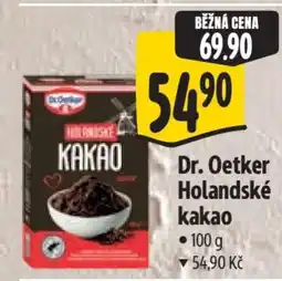 Albert Dr. Oetker Holandské kakao nabídka