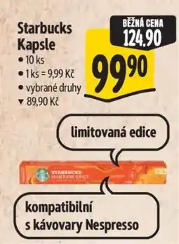 Albert Starbucks kapsle nabídka