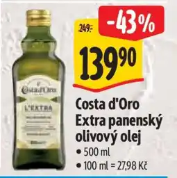 Albert Costa d’Oro extra panenský olivový olej nabídka