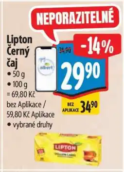 Albert LIPTON Černý čaj nabídka