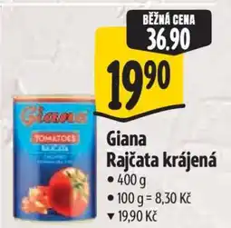 Albert Giana Rajčata krájená nabídka