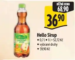 Albert Hello sirup nabídka