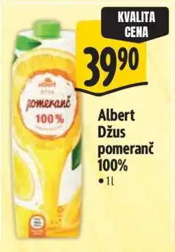 Albert Albert Džus pomeranč 100% nabídka