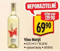 Albert Víno Motýl nabídka