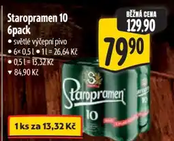 Albert Staropramen 10 6pack nabídka