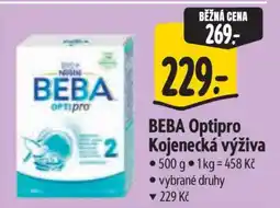 Albert BEBA Optipro kojenecká výživa nabídka