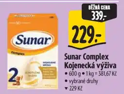 Albert Sunar Complex kojenecká výživa nabídka