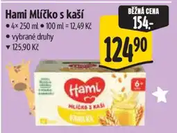 Albert Hami Mlíčko s kaší nabídka
