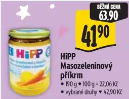 Albert HiPP Masozeleninový příkrm nabídka