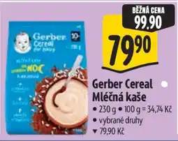 Albert Gerber Cereal Mléčná kaše nabídka