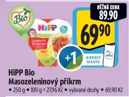 Albert HiPP Bio Masozeleninový příkrm nabídka
