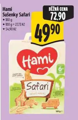 Albert Hami sušenky Safari nabídka