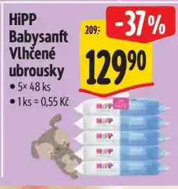 Albert HiPP Babysanft vlhčené ubrousky nabídka