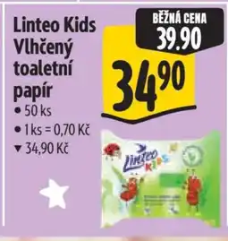 Albert Linteo Kids Vlhčený toaletní papír nabídka