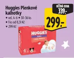 Albert Huggies Plenkové kalhotky nabídka