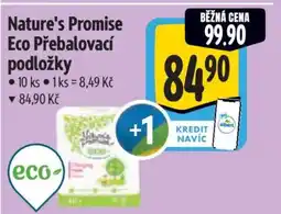 Albert Nature's Promise Eco Přebalovací podložky nabídka