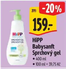 Albert HiPP Babysanft Sprchový gel nabídka