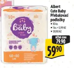 Albert Albert Cute Baby Přebalovací podložky nabídka