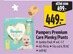 Albert Pampers Premium Care Plenky/Pants nabídka