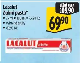 Albert Lacalut zubní pasta nabídka