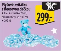 Albert Plyšové zvířátko s fleecovou dečkou nabídka