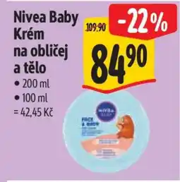 Albert Nivea Baby Krém na obličej a tělo nabídka