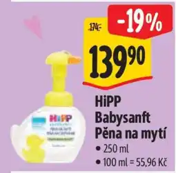Albert HiPP Babysanft pěna na mytí nabídka