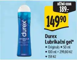 Albert Durex Lubrikační gel nabídka