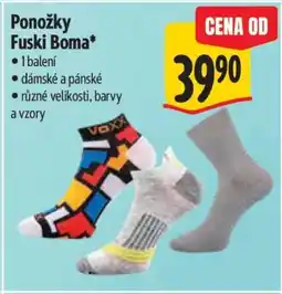 Albert Ponožky Fuski BOMA nabídka