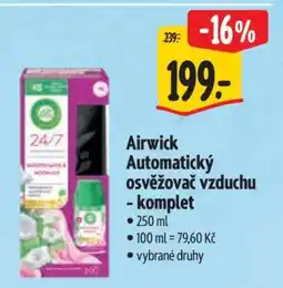 Albert Airwick Automatický osvěžovač vzduchu komplet nabídka