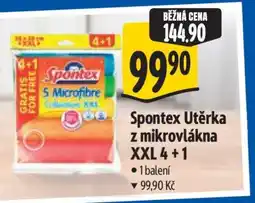Albert Spontex utěrka z mikrovlákna XXL 4+1 nabídka