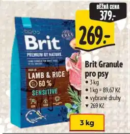 Albert Brit Granule pro psy nabídka