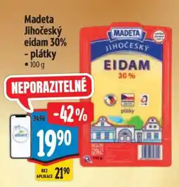 Albert Madeta Jihočeský eidam 30 plátky nabídka