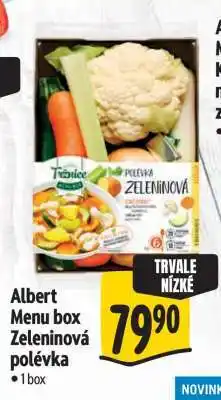 Albert Albert Menu Box Zeleninová polévka nabídka