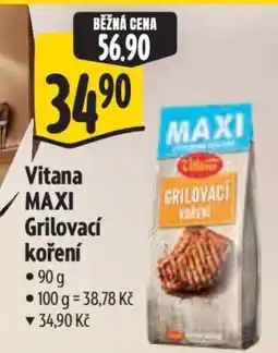 Albert Vitana MAXI Grilovací koření nabídka