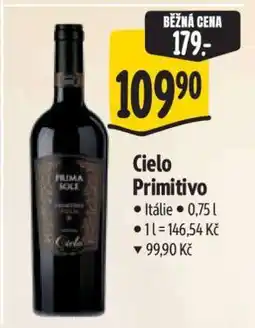 Albert Cielo Primitivo nabídka
