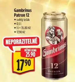 Albert Gambrinus Patron 12 nabídka