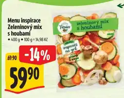 Albert Menu inspirace Zeleninový mix s houbami nabídka