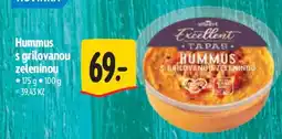 Albert Hummus s grilovanou zeleninou nabídka