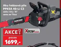 Kaufland Aku řetězová pila PPKSA 40-Li C3 nabídka