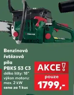 Kaufland Benzínová řetězová pila PBKS 53 C3 nabídka