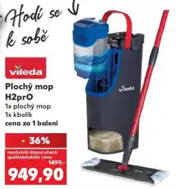 Kaufland Plochý Mop H2Pro nabídka